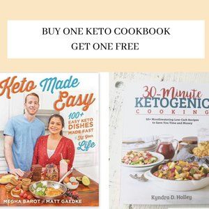 2 KETO Cookbooks for the price of 1 !!